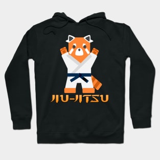 Jiu-Jitsu Red Panda -Blue Belt- Hoodie